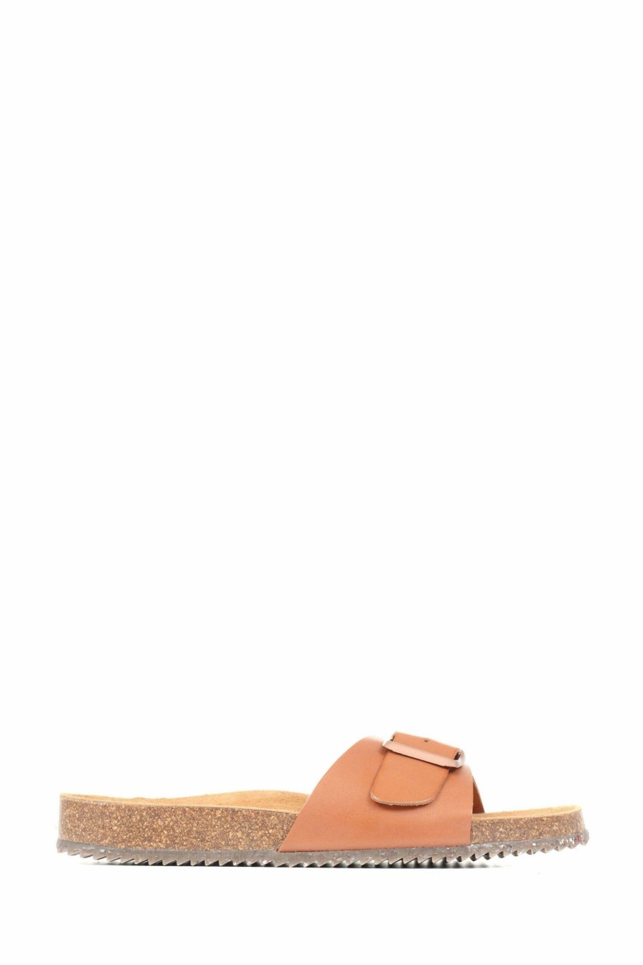 Sandals * | Jones Bootmaker Natural Tandi Leather Mule Sandals