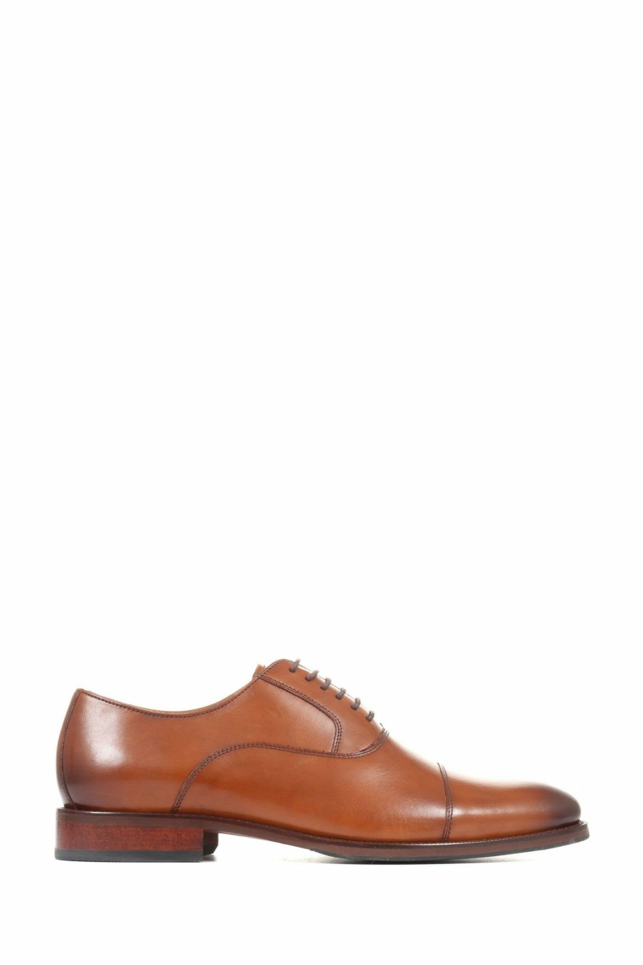 Shoes * | Jones Bootmaker Matthew Tan Brown Leather Oxford Shoes